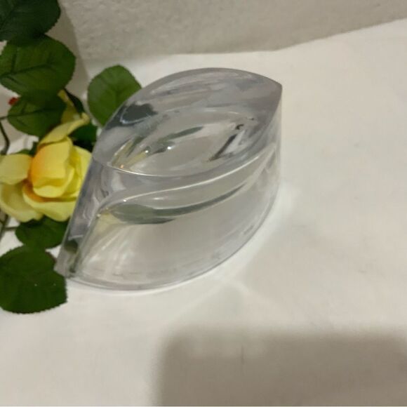 MIKASA Clear 6” Pocket Vase With Safari Animals Etched Around The Top heavy - Picture 4 of 6